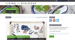 Desktop Screenshot of livingindialogue.com